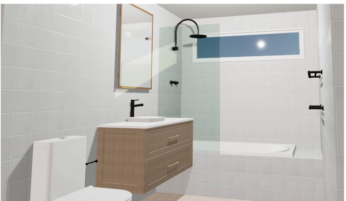 BATHROOM MAKEOVER AFTER Bathroom Makeover